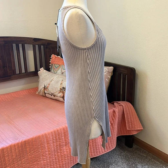 John Elliott Ginza Rib Tunic, tank top, Color Mineral Wash Thistle, size Small - Picture 6 of 15